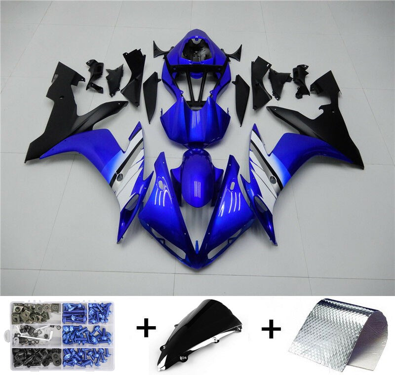 2004-2006 ヤマハ YZF R1 フェアリング ブルー ブラック キット