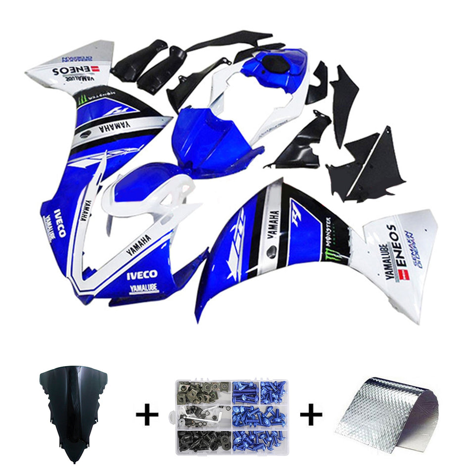 2012-2014 ヤマハ YZF-R1 インジェクションフェアリングキット ボディワーク プラスチック ABS