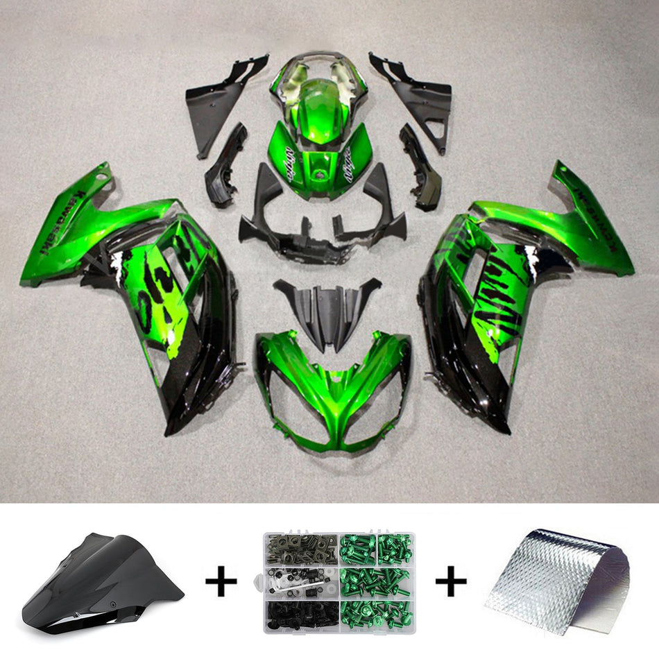 2012-2016 カワサキ ER6F/Ninja650 インジェクションフェアリングキット ボディワーク プラスチック ABS#130