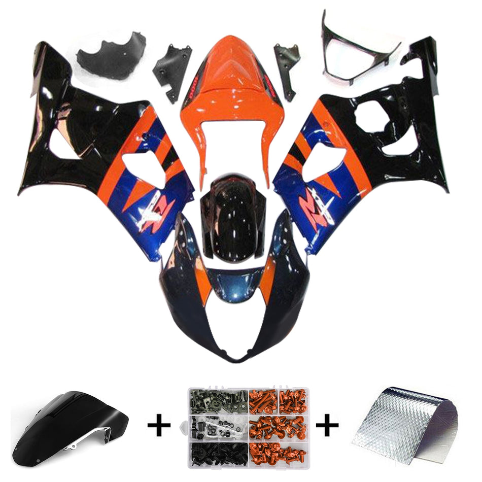 2003-2004 スズキ GSXR1000 K3 インジェクションフェアリングキット ボディワーク プラスチック ABS