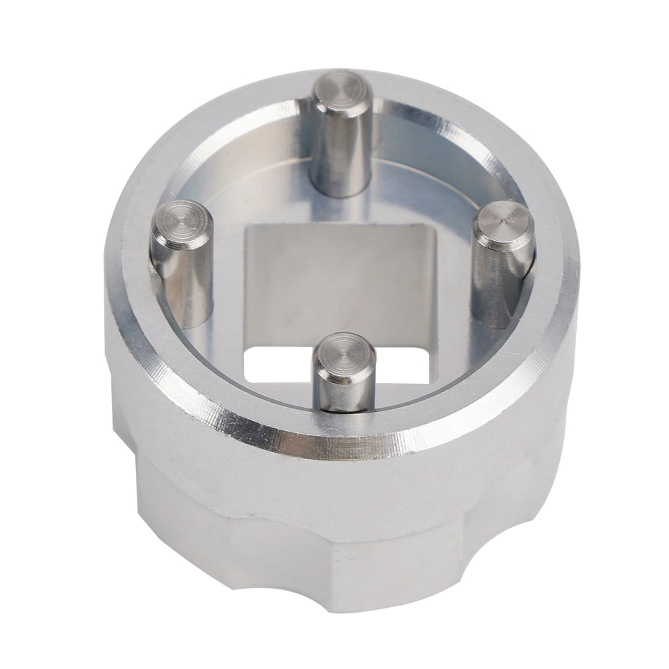 ショックからリバウンドキャップを外す FOX DPX2 リバウンドキャップドライバー ツール-398-00-761