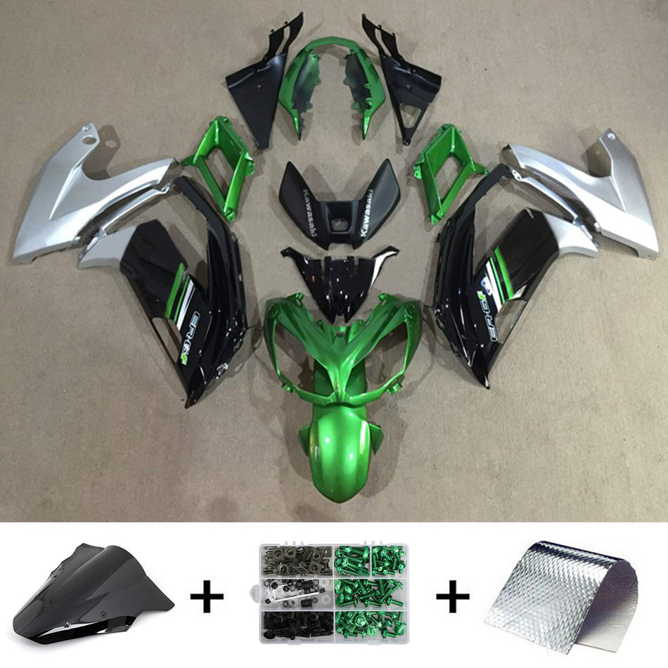 2012-2016 Kawasaki ER6F Ninja650 Amotopart インジェクションフェアリングキット ボディワーク プラスチック ABS #126