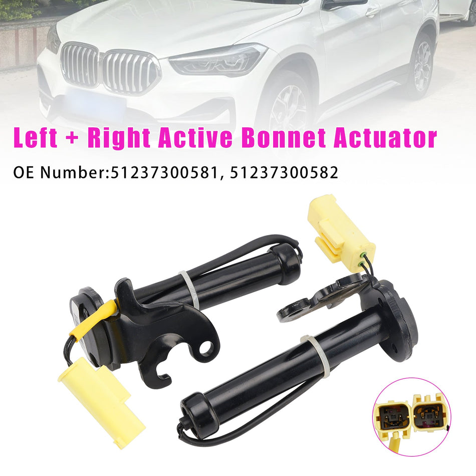 アクティブボンネットアクチュエーター 51237300581 51237300582 MINI COOPER F55 F56 F57 2015-2022用