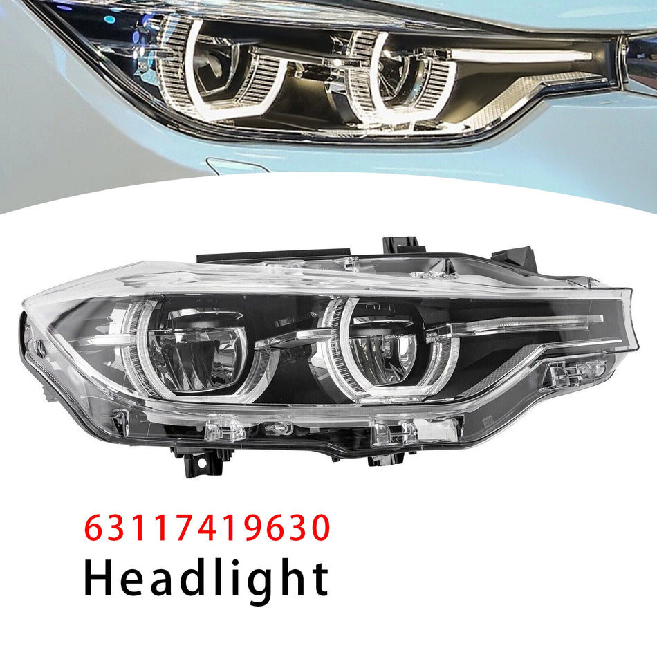 BMW 3シリーズ F30 F31 2016-2019用 右側LEDヘッドライト 63117419630