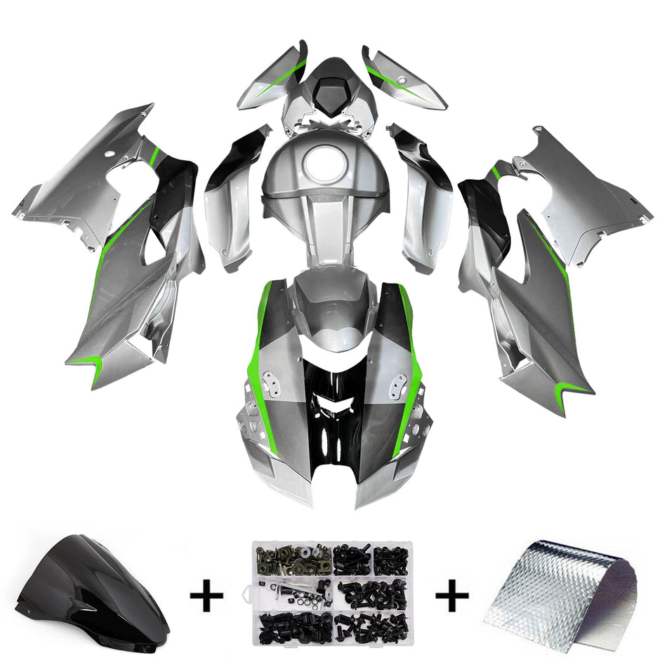 インジェクションフェアリングキット ボディワーク ABS カワサキ ZX-10R ZX-10RR 2021-2025 に適合