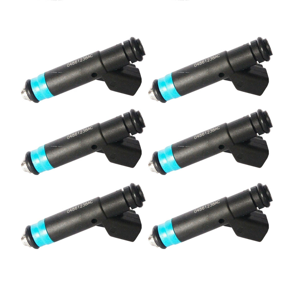 クライスラー 05-08 ダッジ 3.8L V6 用燃料インジェクター 6個セット 04861238AC