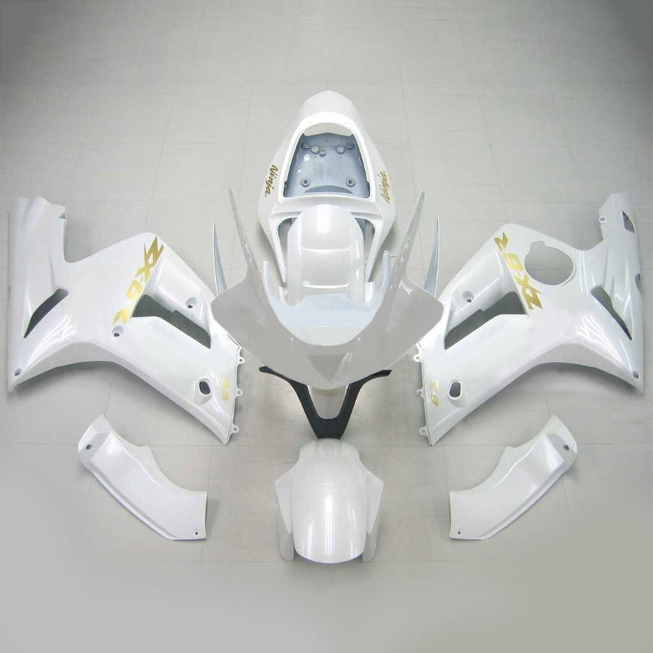 2003-2004 カワサキ ZX6R 636 Amotopart インジェクションフェアリングキット ボディワーク プラスチック ABS #107