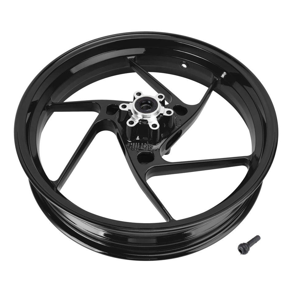 2022-2025 Aprilia Tuono 660 ファクトリー 17x3.5インチ フロントホイールリム ブラック 2B005585