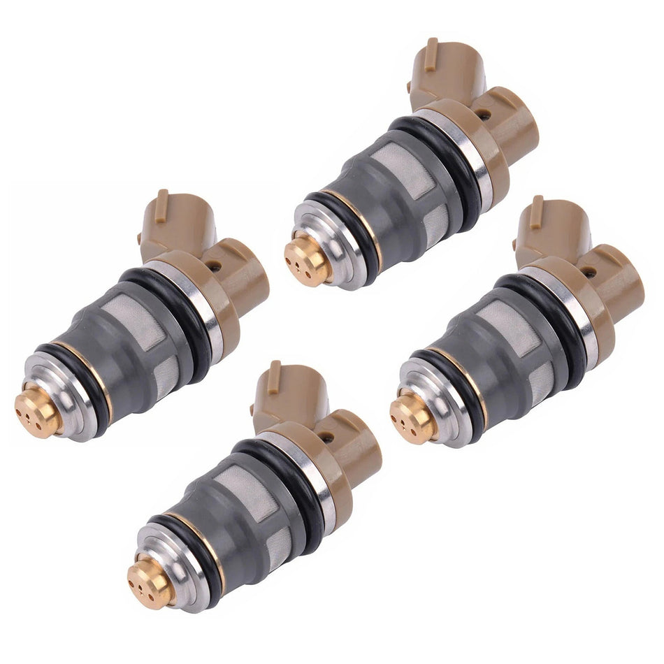 トヨタ カローラ AE101 (91-00) および AE111 (97-00) 用燃料インジェクター 4個セット 23250-16140
