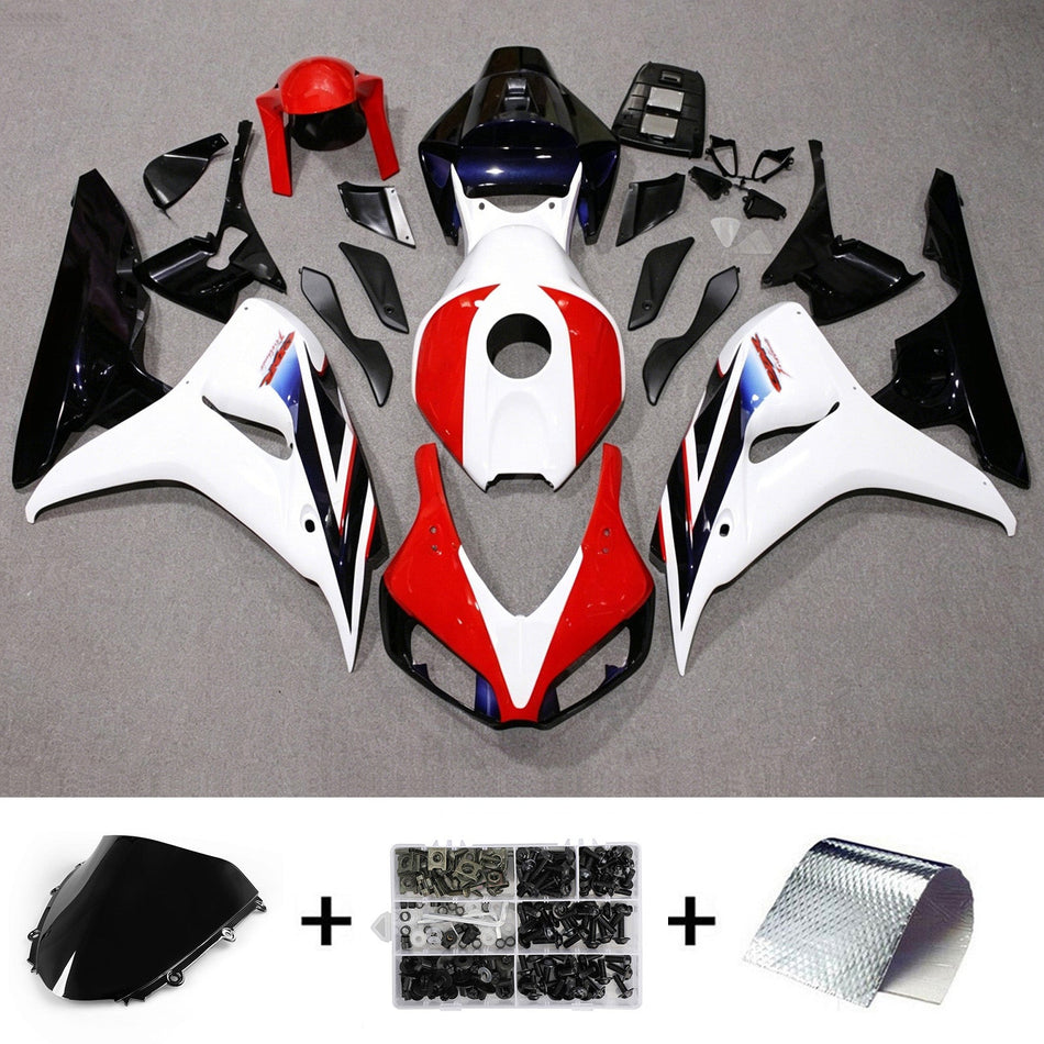 ホンダ CBR1000RR 2006-2007 用インジェクション フェアリングキット ボディワーク プラスチック ABS
