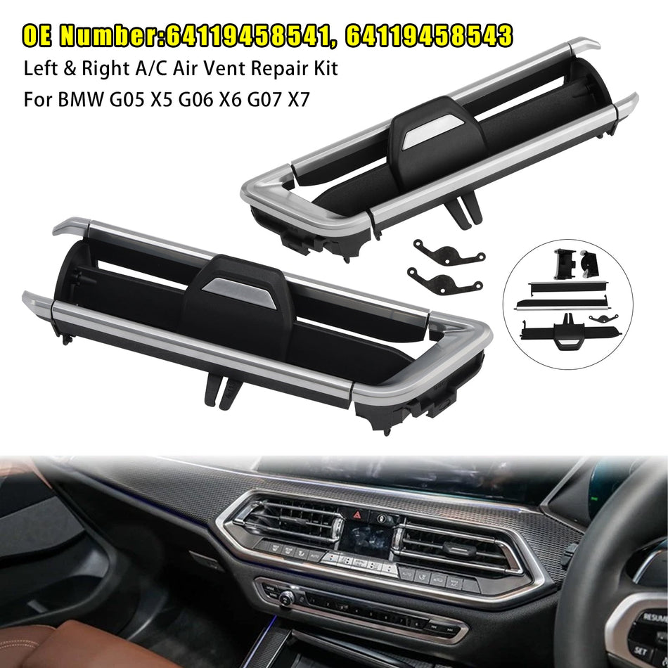 BMW X5 G05 X7 G07 19-21 X6 G06 20-21用 左右エアコン吹き出し口修理キット