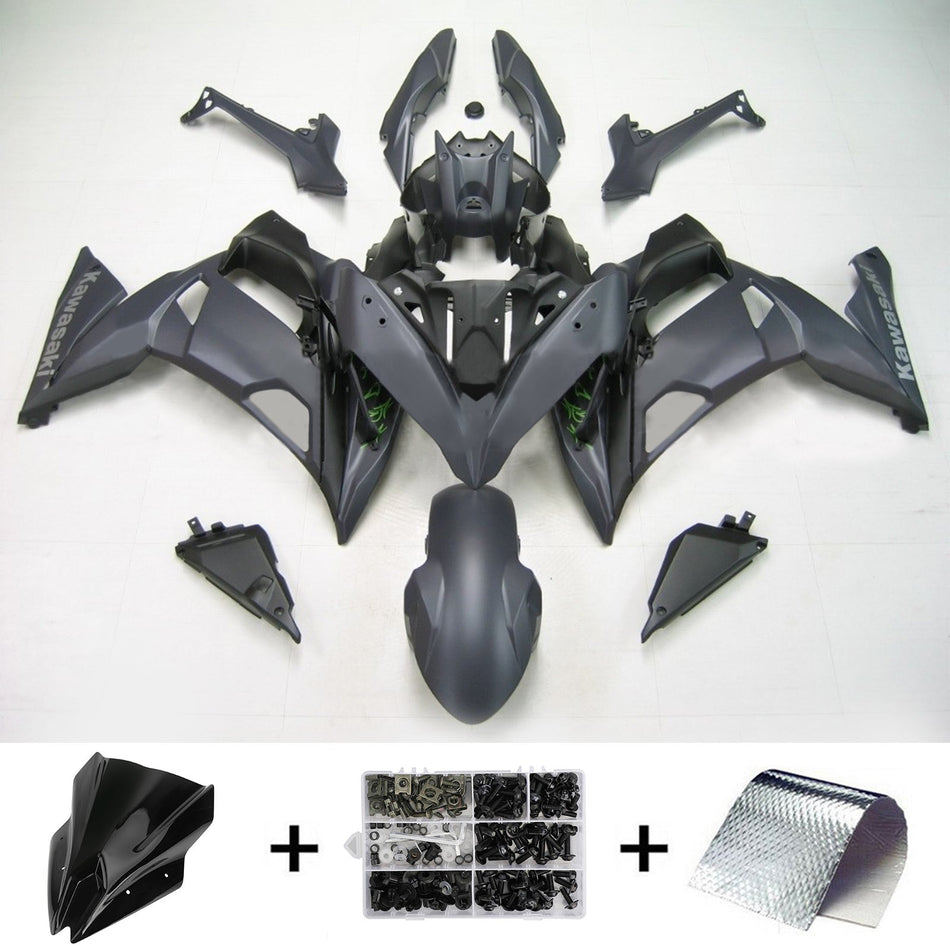 2017-2019 Kawasaki ER6F/Ninja650R Amotopart インジェクションフェアリングキット ボディワーク プラスチック ABS #101