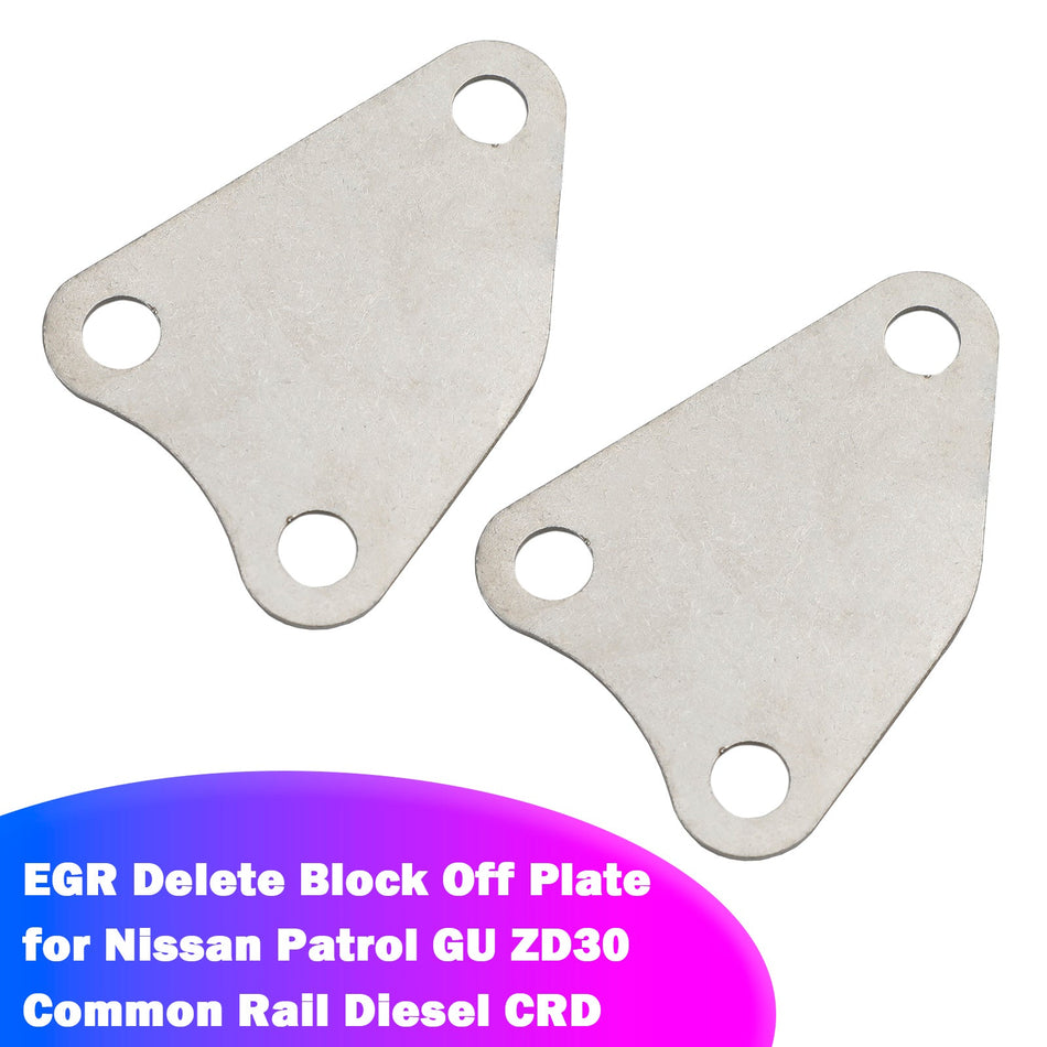 日産パトロール GU ZD30 コモンレールディーゼル CRD 用 EGR 削除ブロックオフプレート