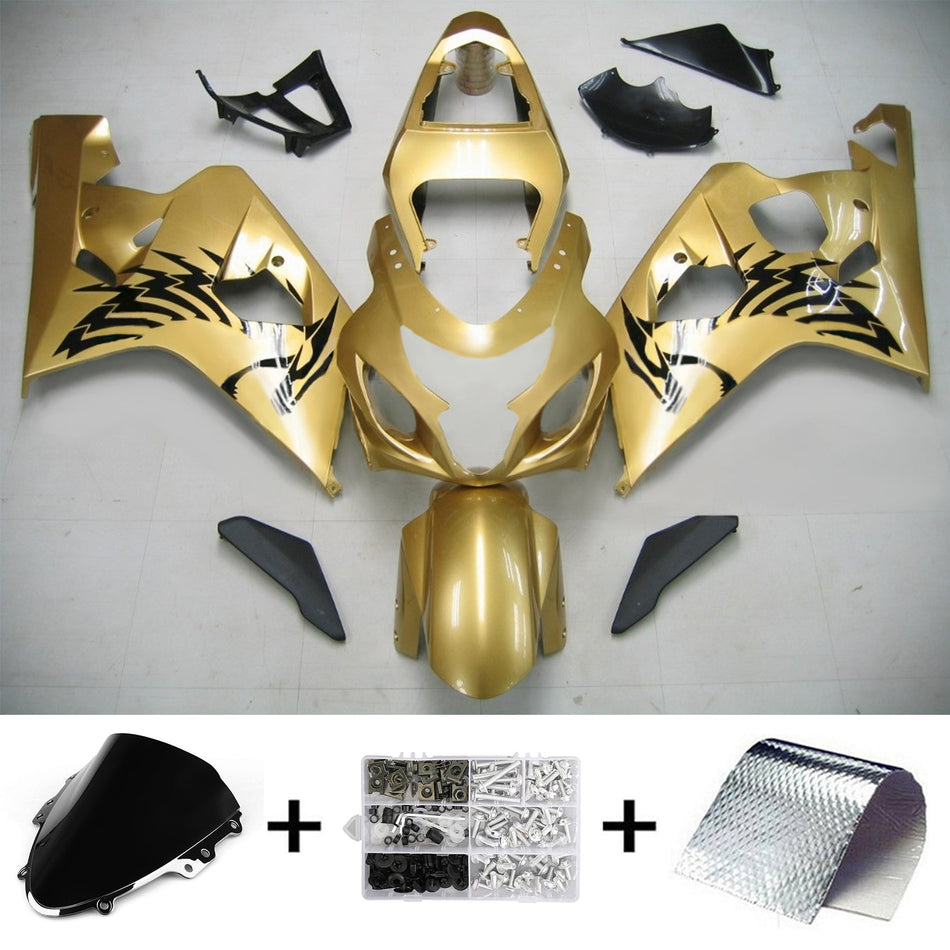 2004-2005 スズキ GSXR 600/750 K4 Amotopart インジェクションフェアリングキット ボディワーク プラスチック ABS #143