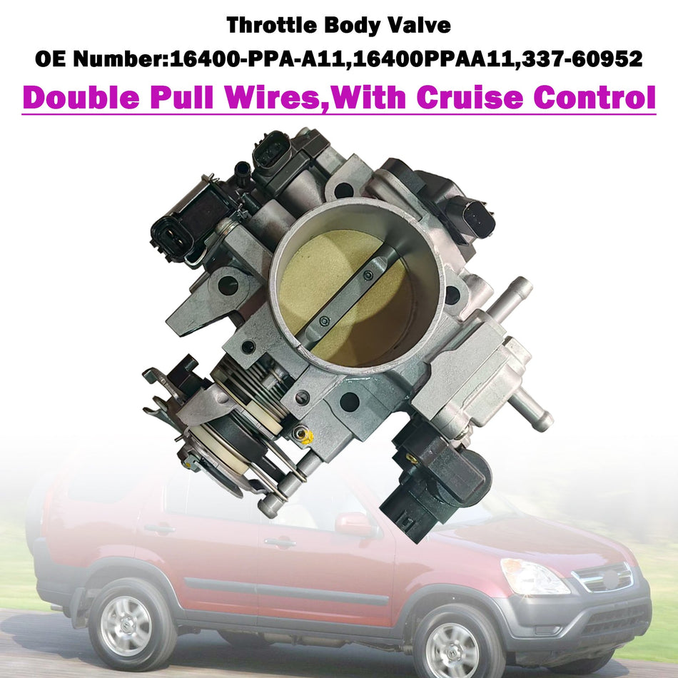 2003-2005 ホンダ CR-V 2.4L ダブルプルワイヤー スロットルボディ 16400-PPA-A11