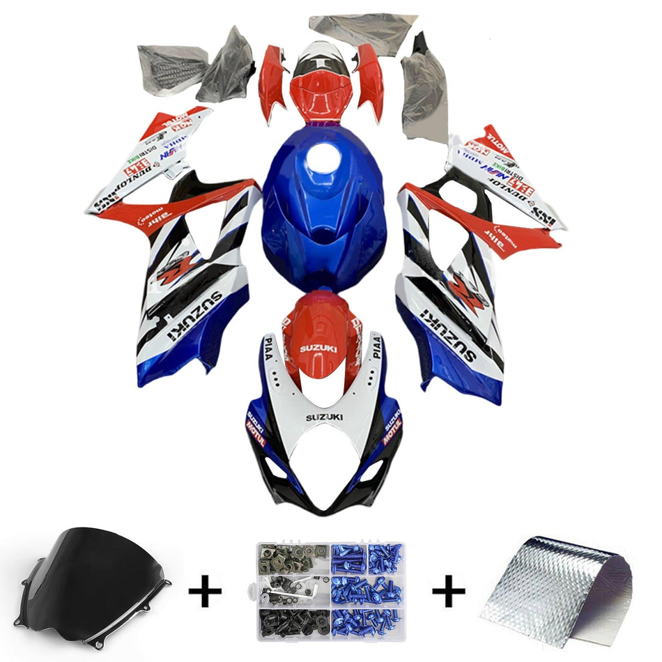 2007-2008 スズキ GSXR1000 K7 フェアリングキット ボディワーク プラスチック ABS