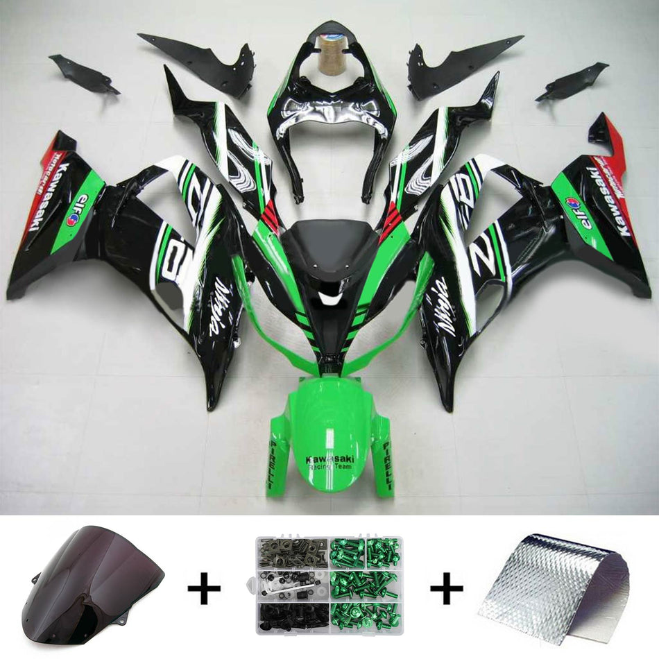 2013-2018 カワサキ ZX6R 636 Amotopart インジェクションフェアリングキット ボディワーク プラスチック ABS #104