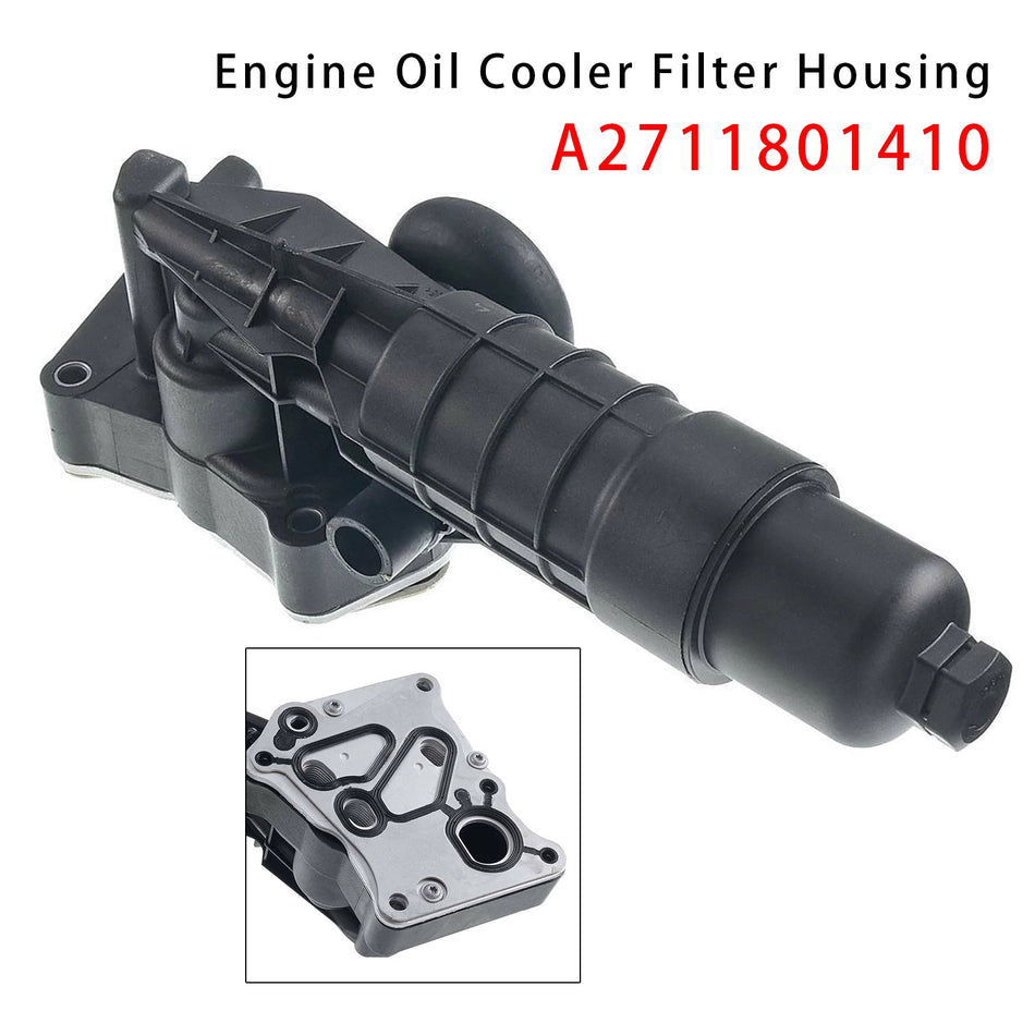 メルセデス・ベンツ C250 W204 2012-2015 l4 1.8L ガソリン クーペ M271 エンジン オイルクーラー フィルターハウジング A2711801410