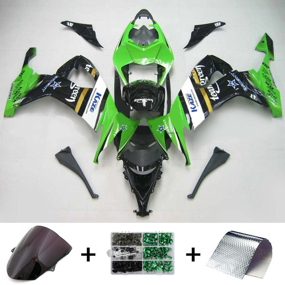 2008-2010 カワサキ ZX10R Amotopart インジェクションフェアリングキット ボディワーク プラスチック ABS #103