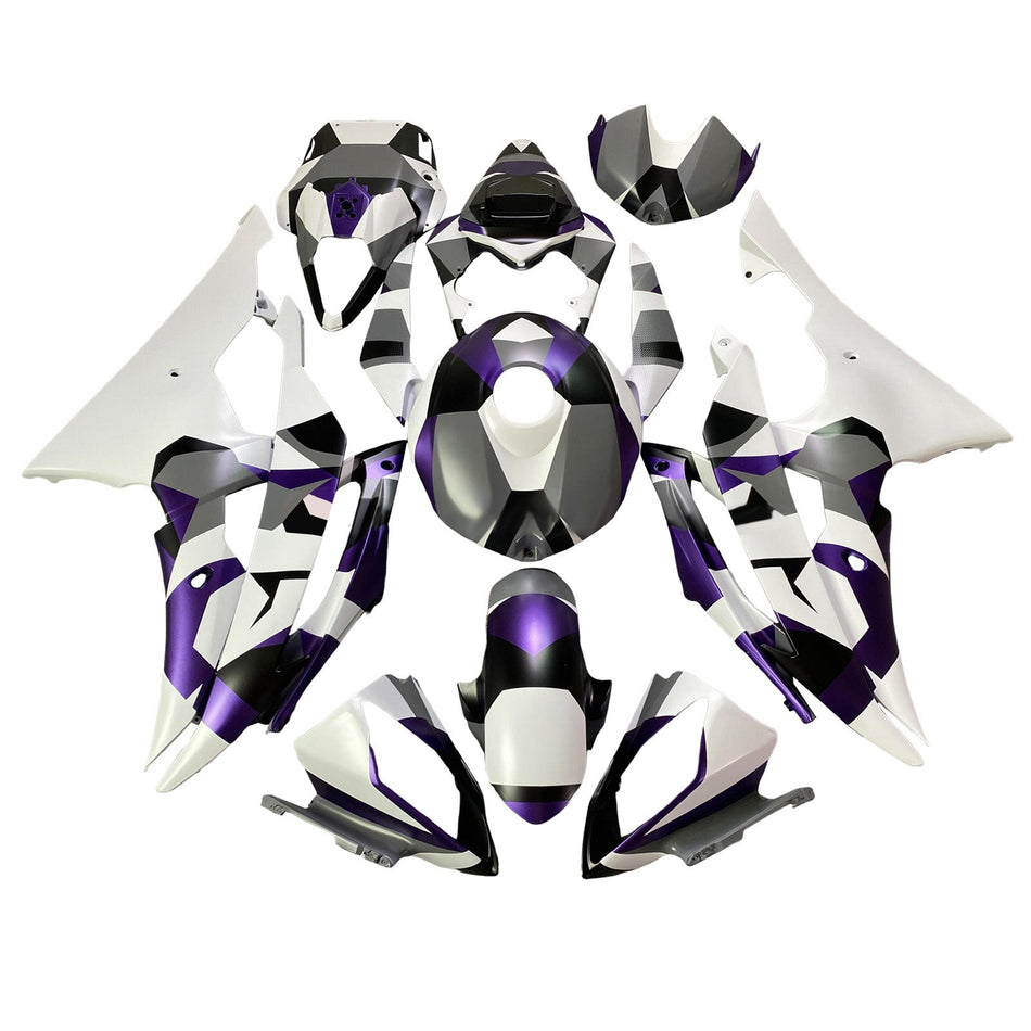 インジェクションフェアリングキット ボディワーク プラスチック ABS ヤマハ YZFR6 YZF-R6 2008-2016用