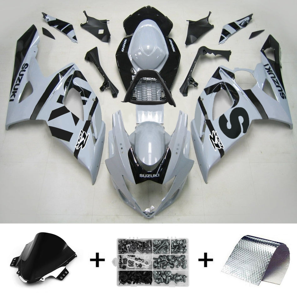2005-2006 スズキ GSXR1000 K5 Amotopart インジェクションフェアリングキット ボディワーク プラスチック ABS #146