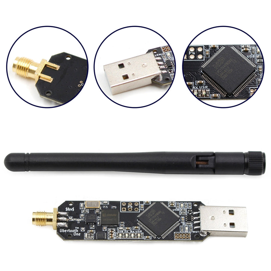 Ubertooth One 用 RP-SMA から SMA へのアダプタの開発用 Bluetooth スニファー ツール