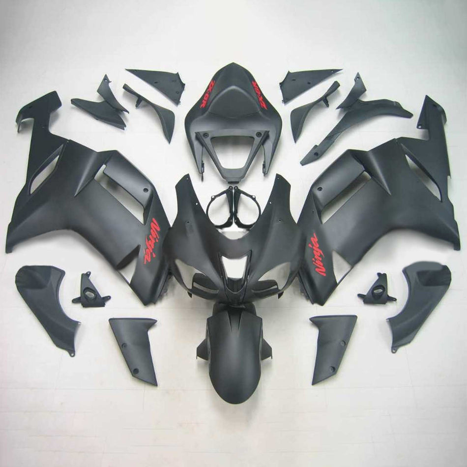 2007-2008 カワサキ ZX6R 636 Amotopart インジェクションフェアリングキット ボディワーク プラスチック ABS #116