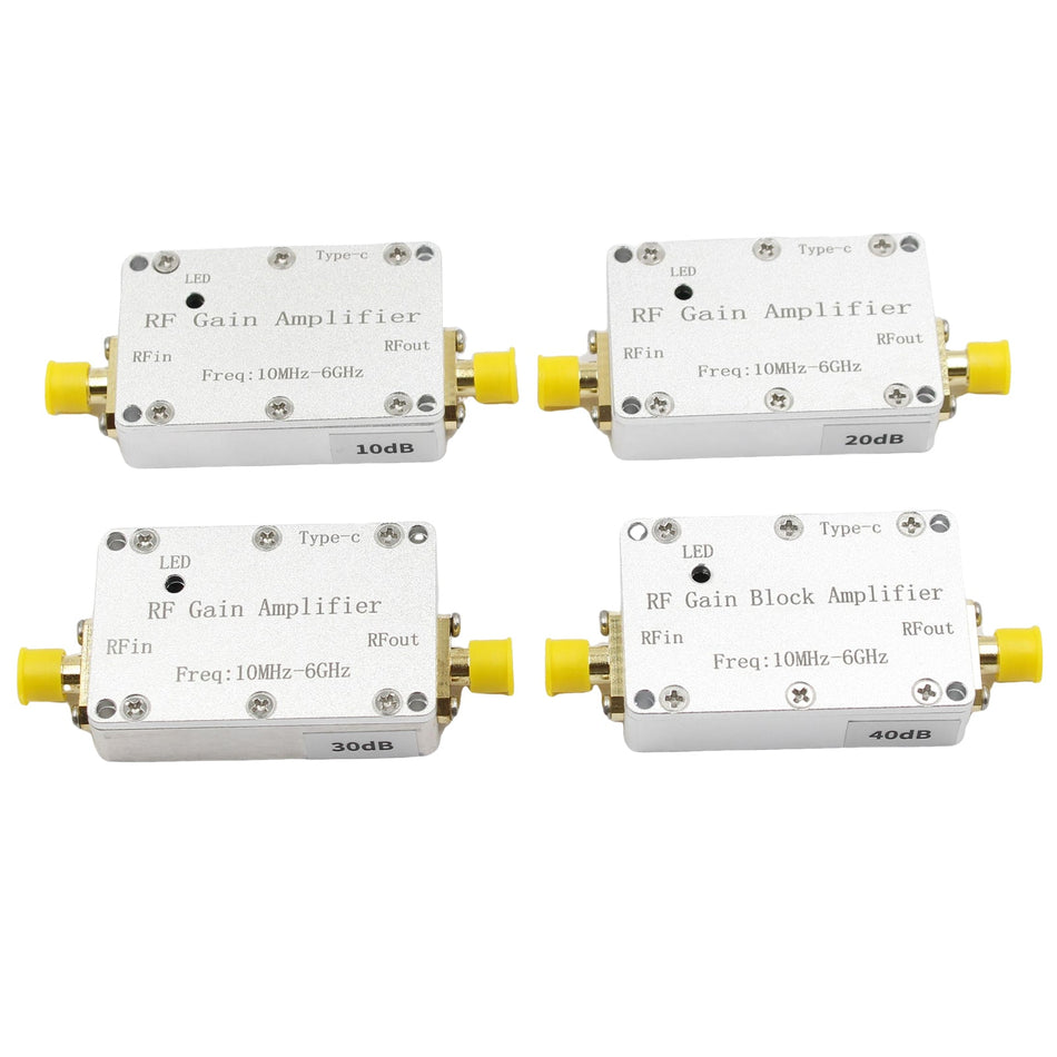 10M-6GHz RFアンプ 10dB 20dB 30dB 40dB 高ゲインドライバー受信アンプ