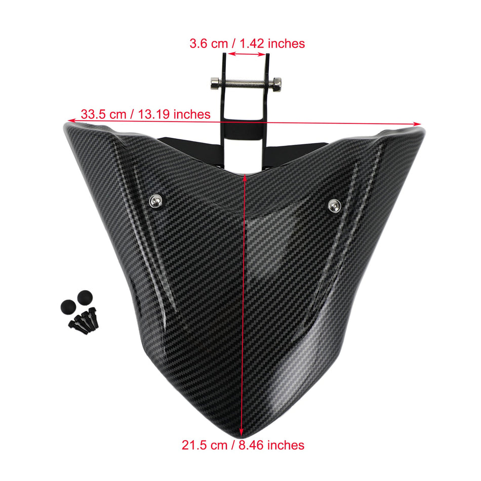 カーボンABSフロントフェンダービークエクステンション、ヤマハテネレ700 2019-2020に適合