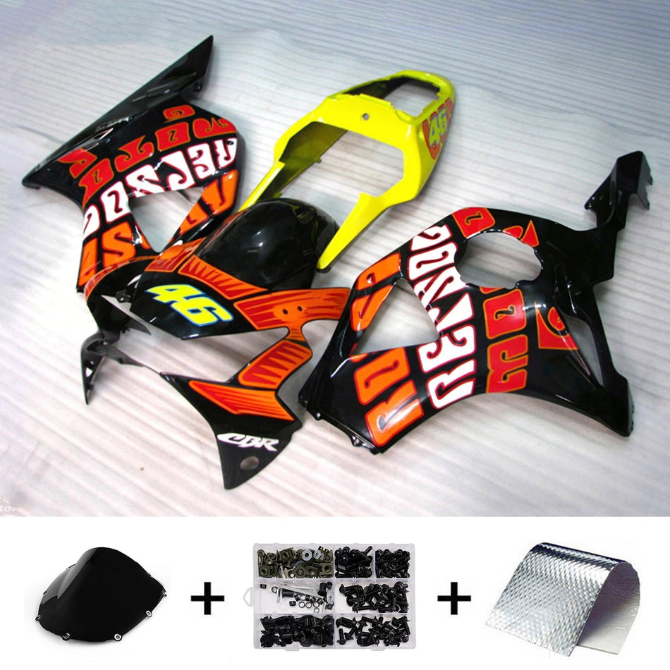 ホンダ CBR954 2002-2003 用射出成形フェアリングキット ボディワーク プラスチック ABS