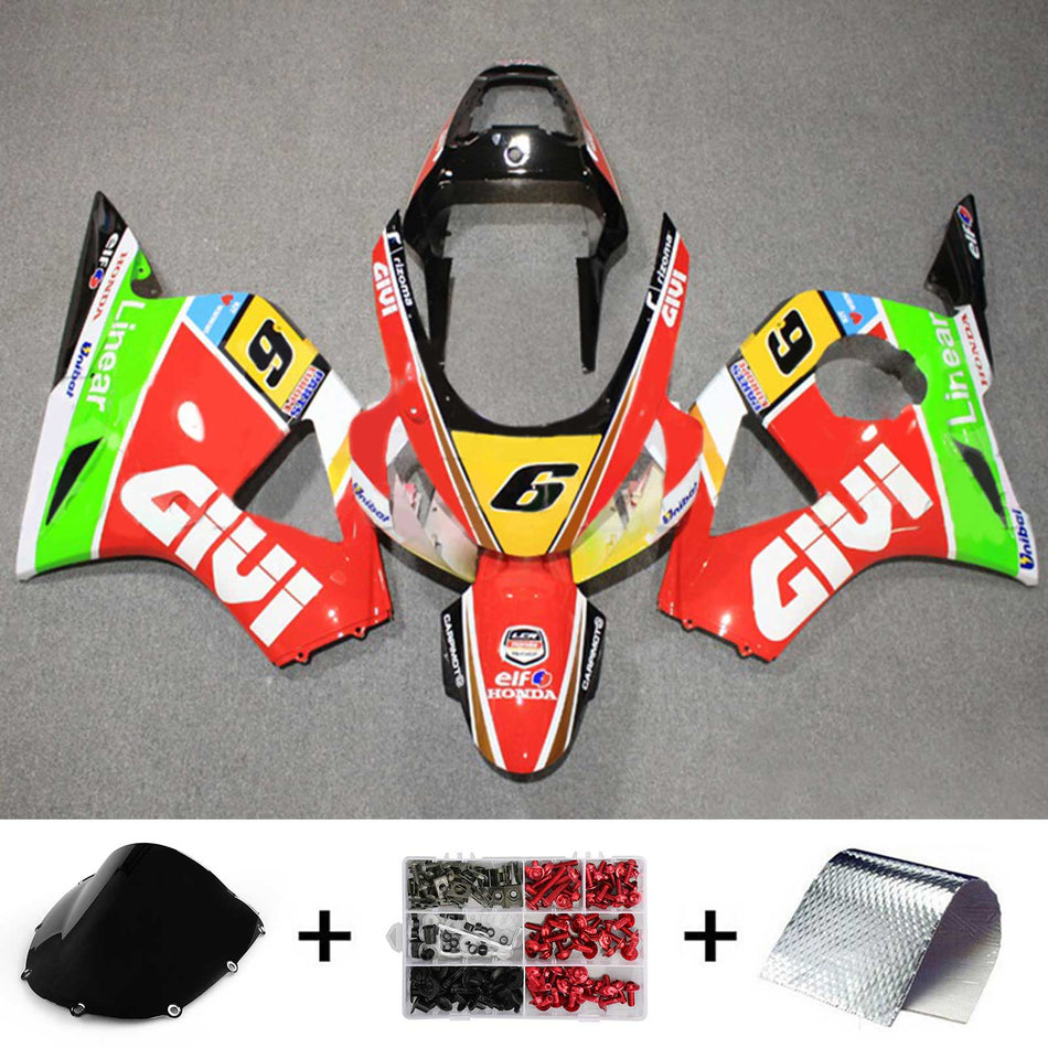 2002-2003 ホンダ CBR954 インジェクションフェアリングキット ボディワーク プラスチック ABS#119
