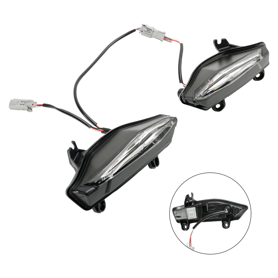 2020-2023 ヤマハ YZF-R1 YZF R1 ヘッドランプ ヘッドライトガード プロテクター グリル LED クリア