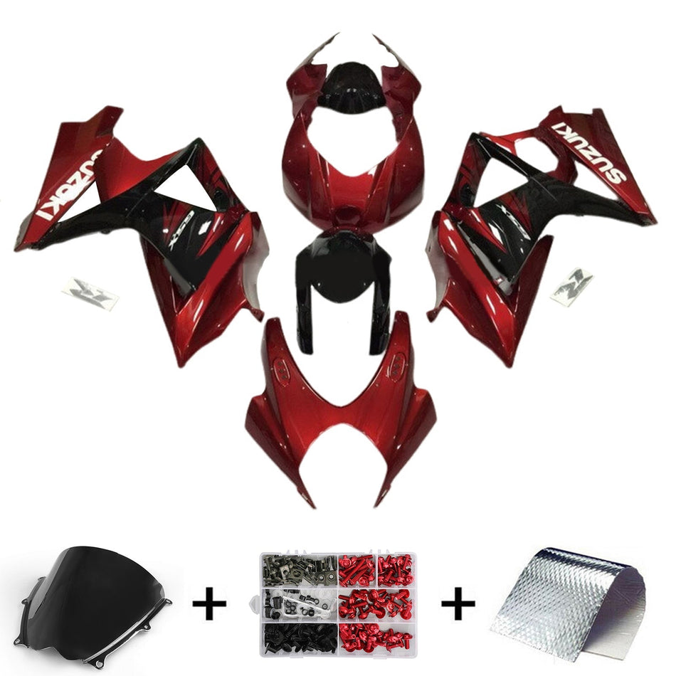 2007-2008 スズキ GSXR1000 K7 フェアリングキット ボディワーク プラスチック ABS