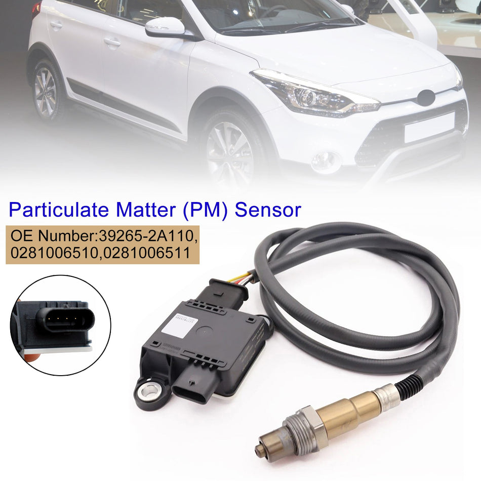 2011年9月～2017年12月 KIA RIO III (UB) 1.4 CRDi ハッチバック ディーゼル 前輪駆動 16バルブ 微粒子状物質 (PM) センサー 39265-2A110