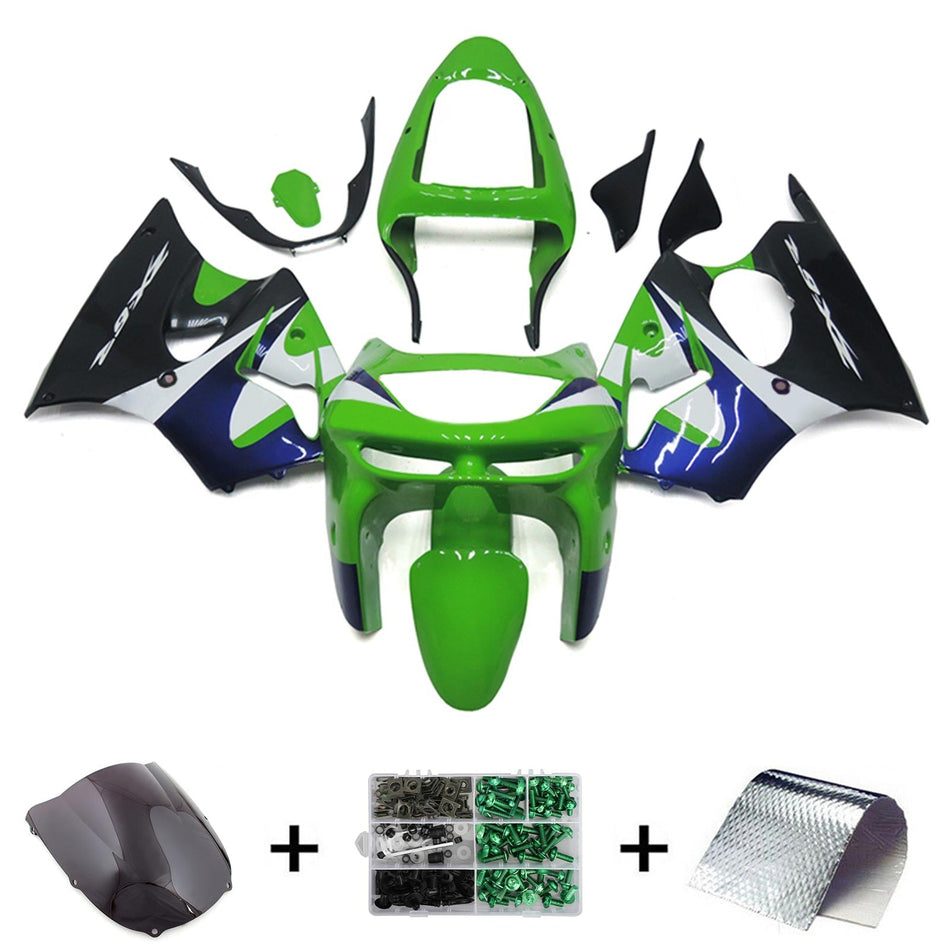 1998-1999 カワサキ ZX6R フェアリングキット ボディワーク プラスチック ABS