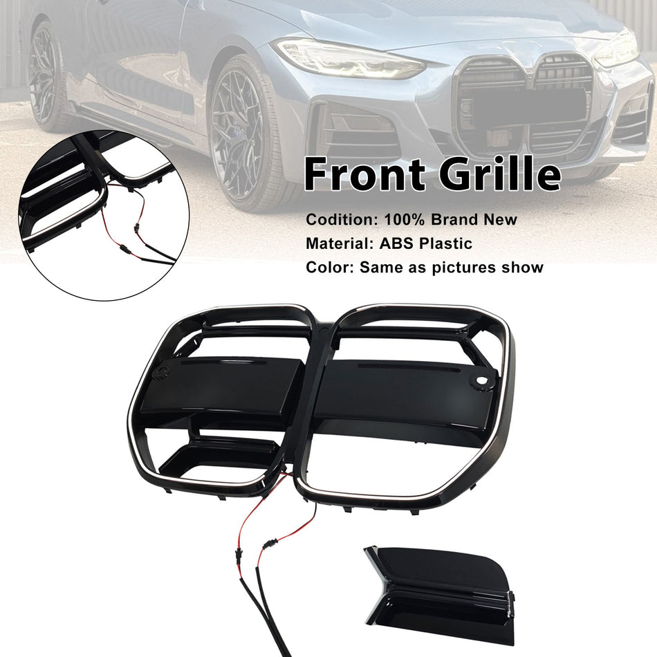 2020-2025 BMW 4シリーズ G22 G23 G82 ACC対応 CSスタイル フロントバンパーグリル BMW 4シリーズ G22 G23 G82 ACC対応