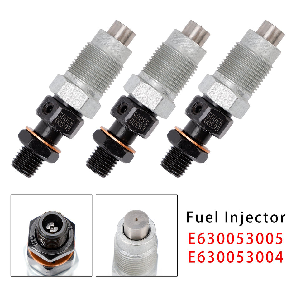 Kiotiトラクター用燃料インジェクター3個 Daedong DK45 CK22 E6300-53004 E6300-53005