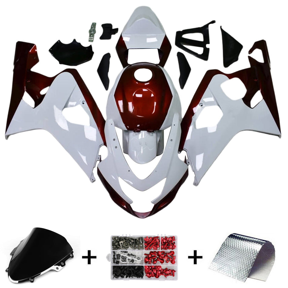 2004-2005 スズキ GSXR 600/750 K4 インジェクションフェアリングキット ボディワーク プラスチック ABS