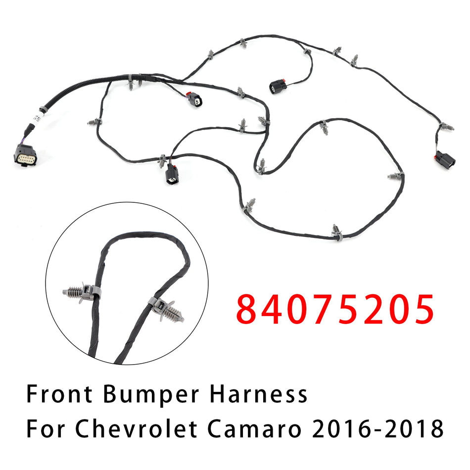 フロントバンパーグリルバンパーコンポーネントハーネス 84075205 カマロ 2016-2018用