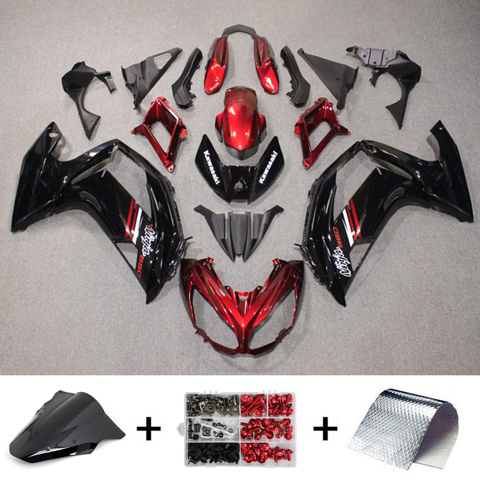 2012-2016 Kawasaki ER6F Ninja650 Amotopart インジェクションフェアリングキット ボディワーク プラスチック ABS #108