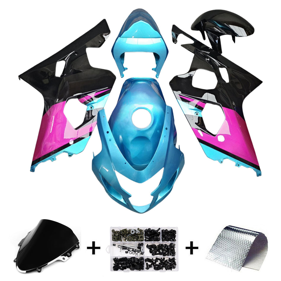 スズキ GSXR 600/750 2004-2005 K4 用 インジェクションフェアリングキット ボディワーク プラスチック ABS
