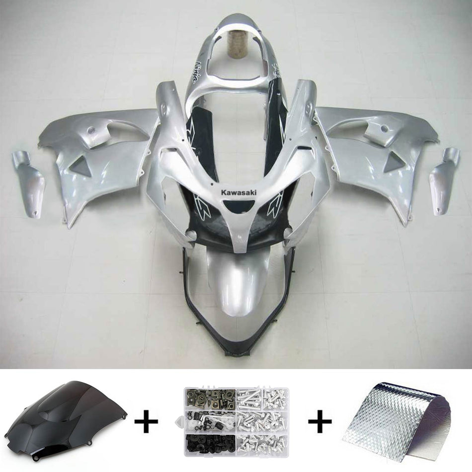 2000-2001 カワサキ ZX9R Amotopart インジェクションフェアリングキット ボディワーク プラスチック ABS #116