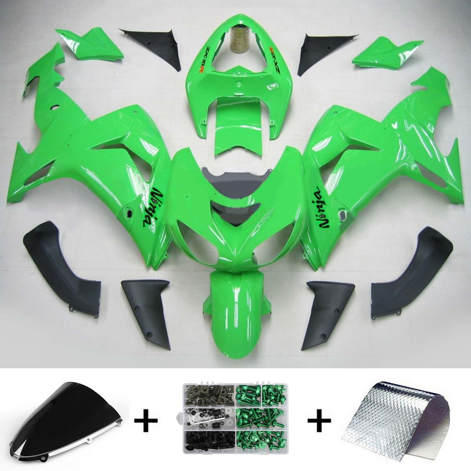 2006-2007 カワサキ ZX10R Amotopart インジェクションフェアリングキット ボディワーク プラスチック ABS #118