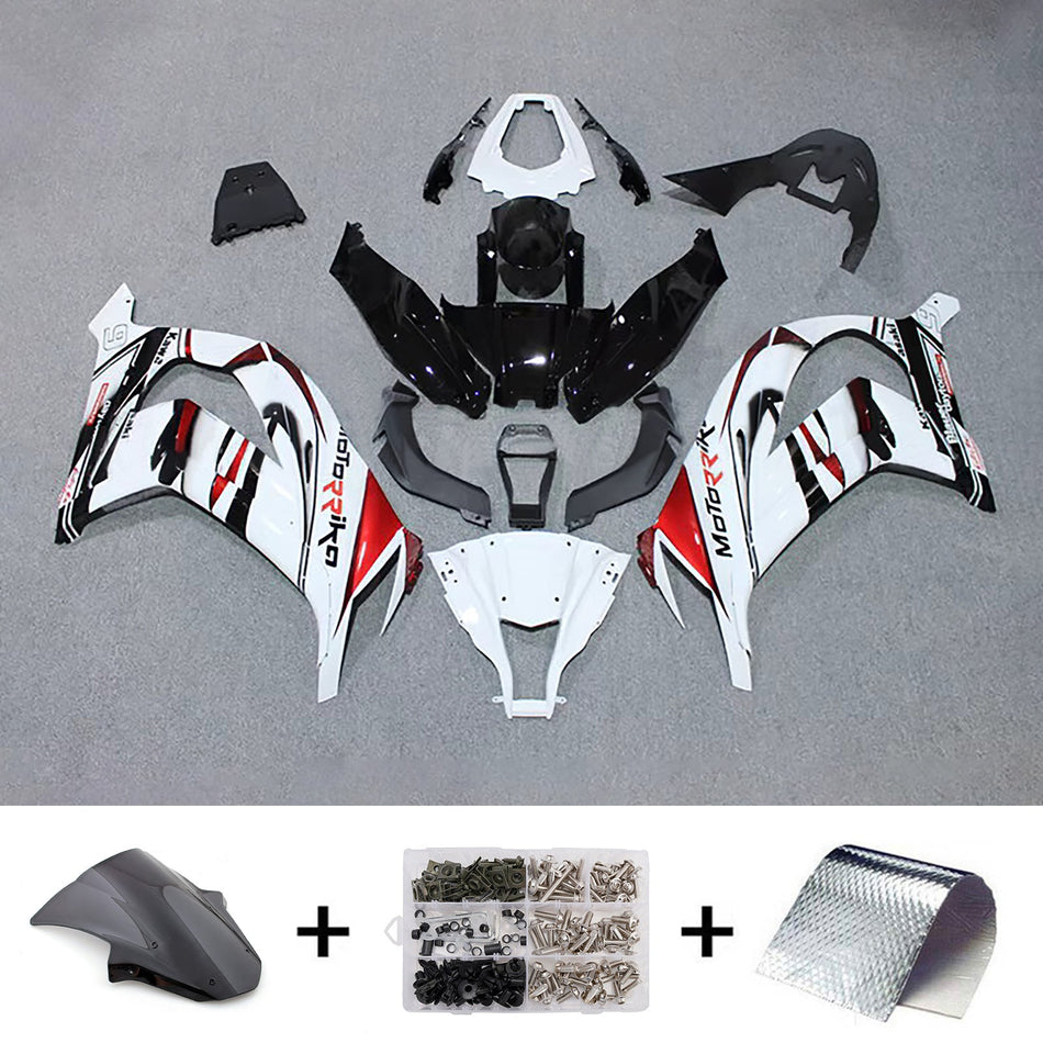 インジェクションフェアリングキット ボディワーク プラスチック ABS カワサキ ZX10R 2011-2015 に適合