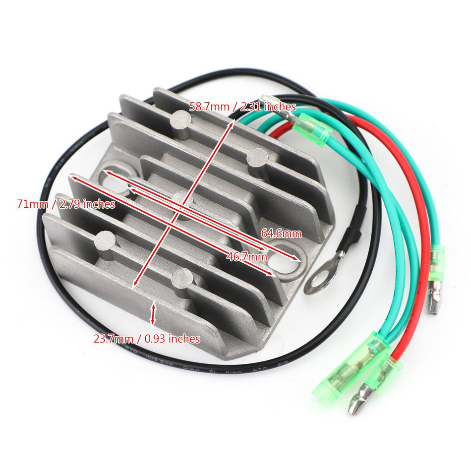 レギュレーター整流器 ヤマハ船外機 50-115Hp 1992-2010 6H0-81960-00-00 に適合