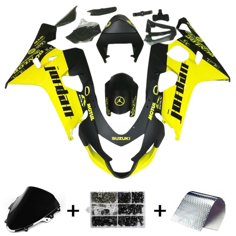 2004-2005 スズキ GSXR 600/750 K4 インジェクションフェアリングキット ボディワーク プラスチック ABS