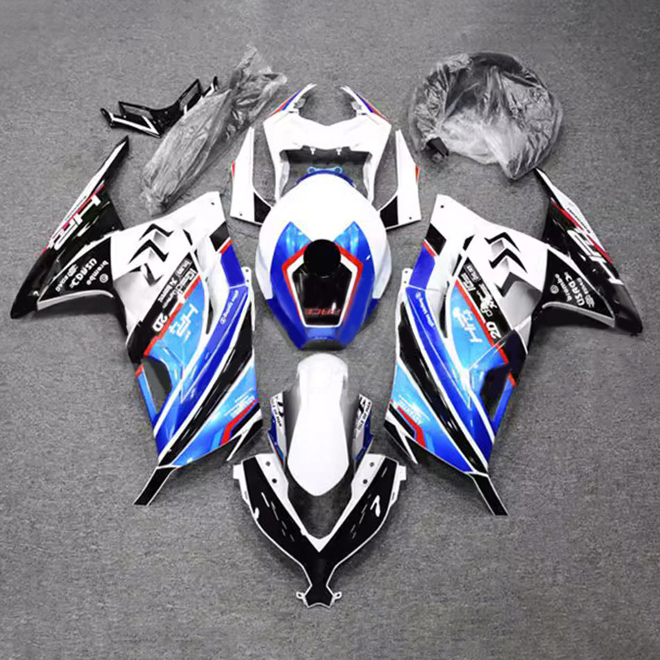 インジェクションフェアリングキット ボディワーク プラスチック ABS カワサキ EX300 Ninja300 2013-2024 に適合