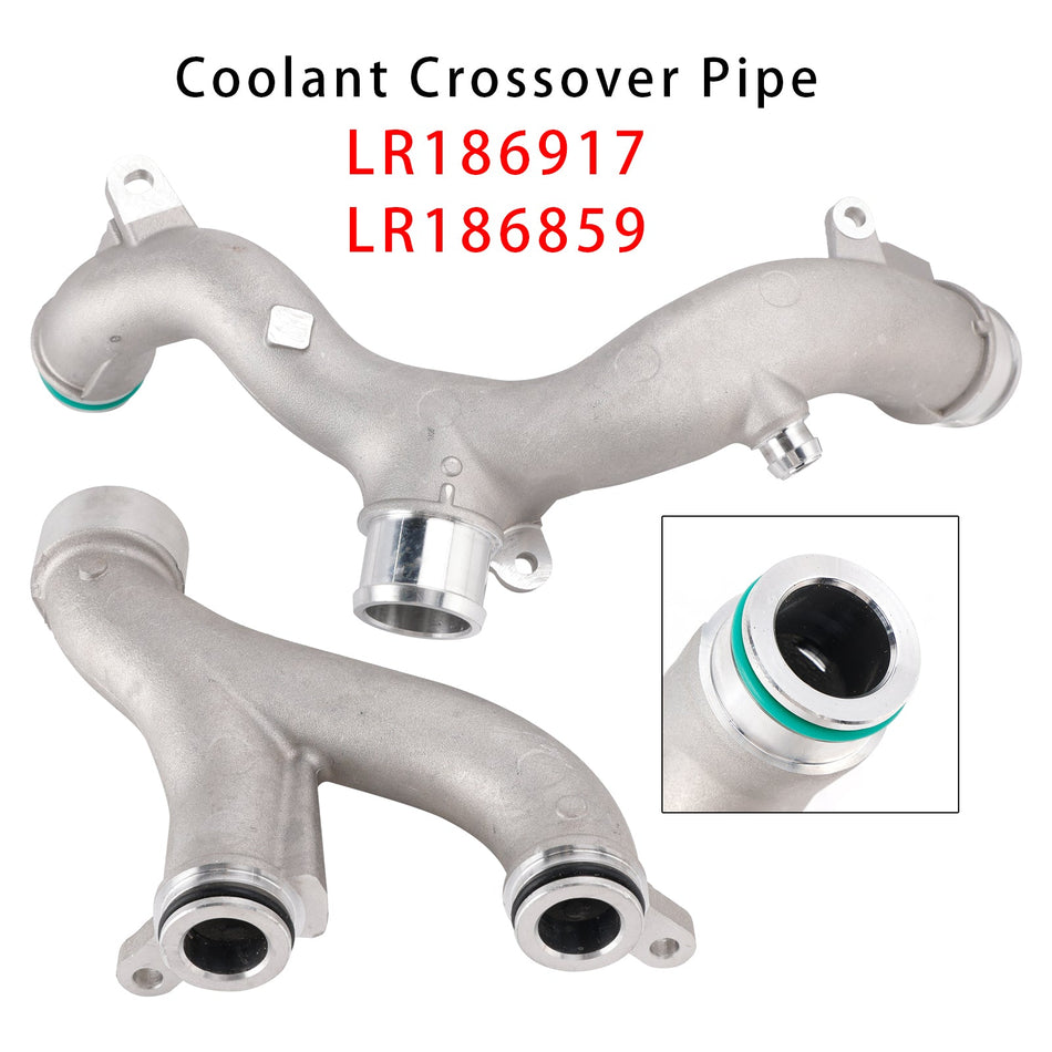 ランドローバー LR4 V2 3.0 5.0 用クーラントクロスオーバーパイプ 2個 LR186917 LR186859