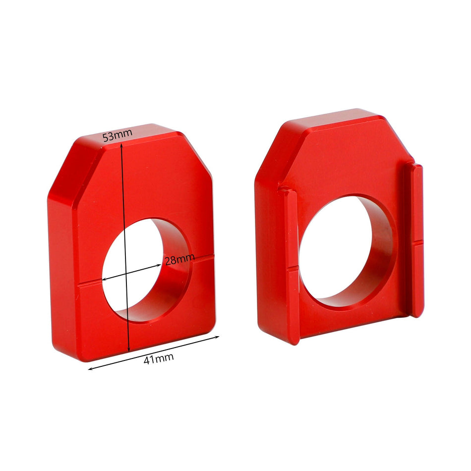 ホンダ CRF450R/X CR125R/250R CRF250R/X CNC リア アクスル ブロック チェーン アジャスター