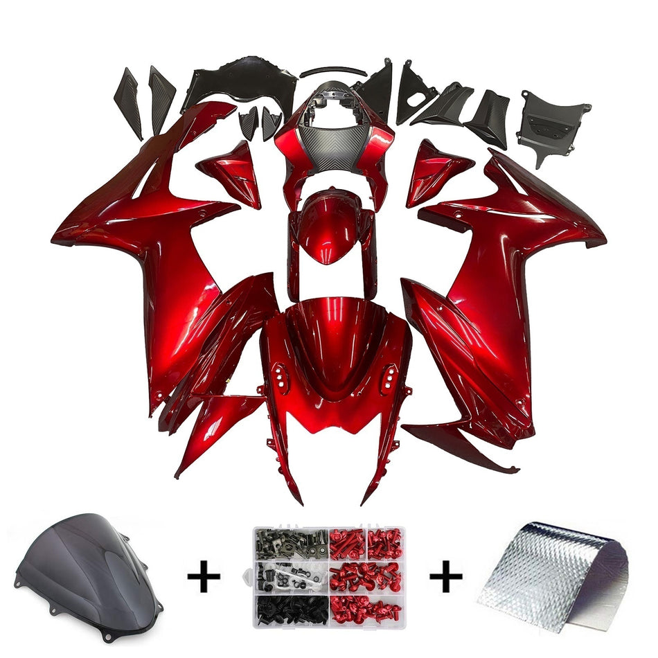 2011-2024 スズキ GSXR 600/750 K11 Amotopart インジェクションフェアリングキット ボディワーク プラスチック ABS #101